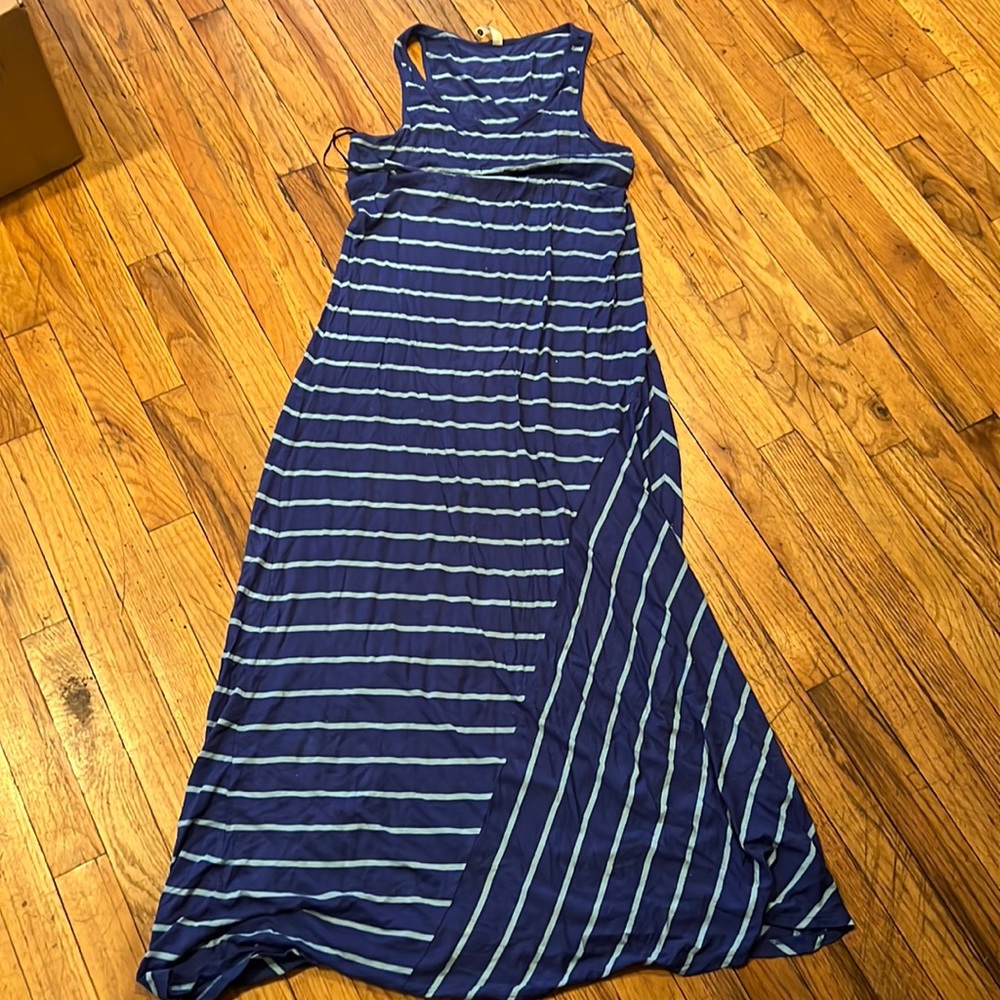 Striped maxi dress